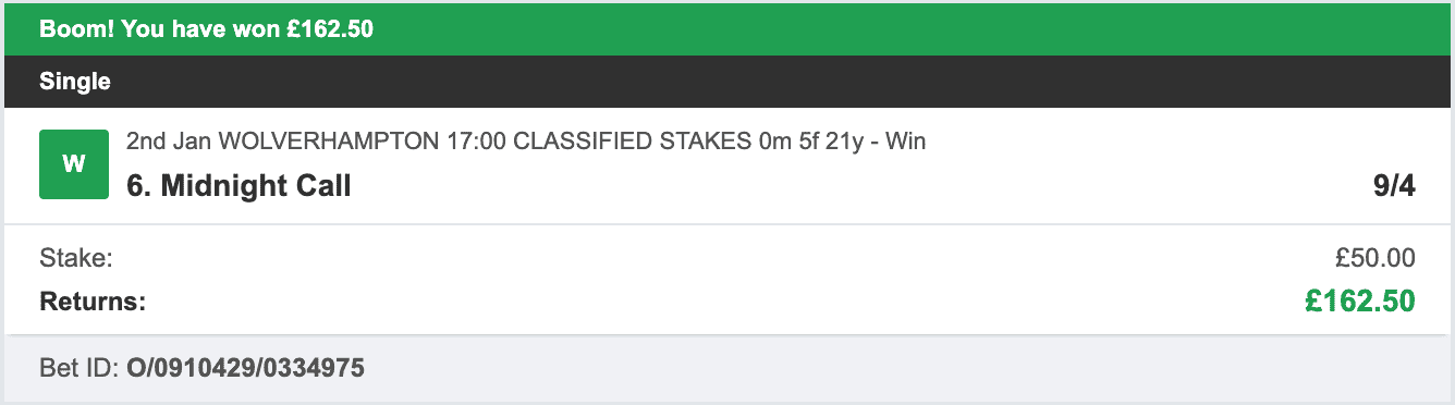 Racing UK Tipster - Winner 2 - 2026-01-02